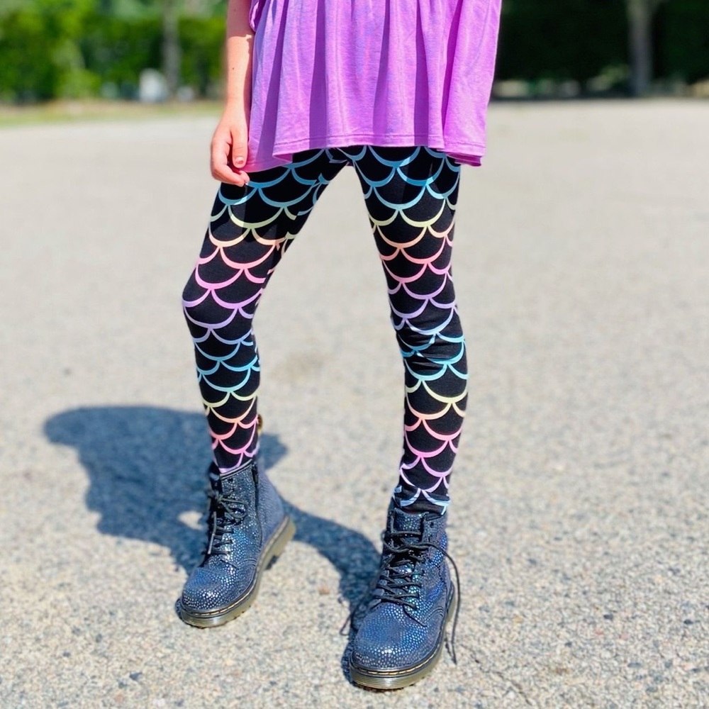 NWT Pixie Lane Mermaid Leggings 8